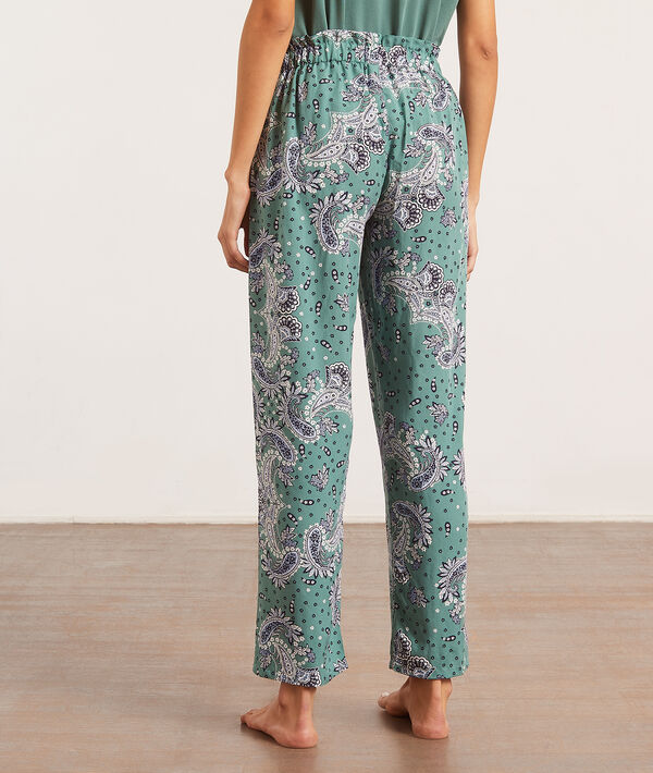 Pantalón pijama estampado bandana Pantalón pijama estampado bandana;${refinementColor}