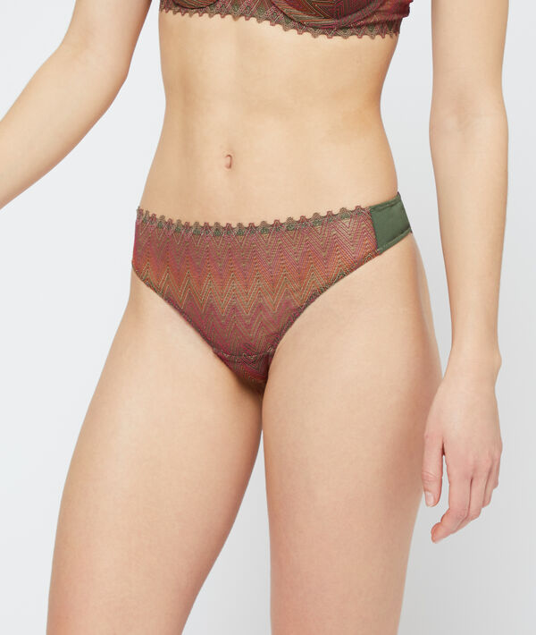 Tanga de encaje gráfico Tanga de encaje gráfico;${refinementColor}