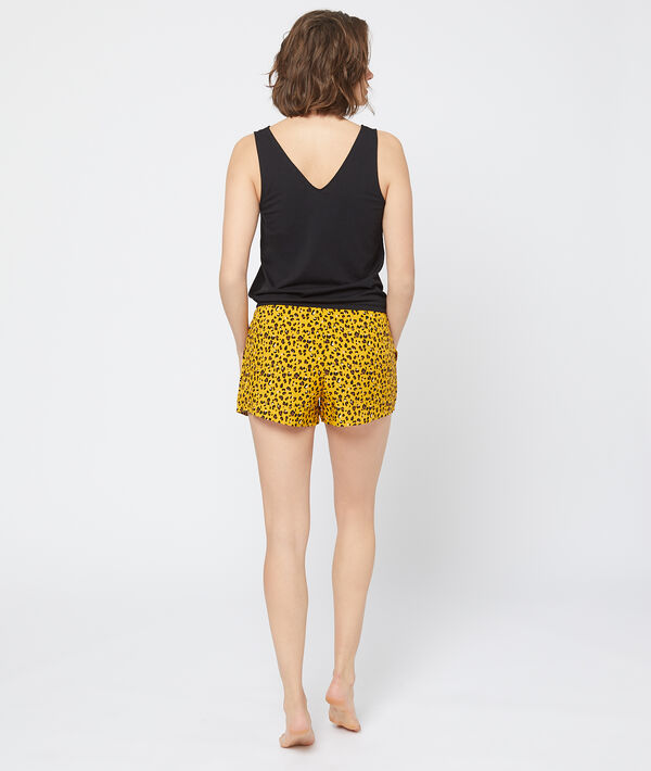 Pantalón corto estampado leopardo Pantalón corto estampado leopardo