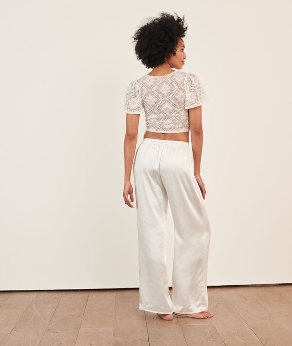 Crop top de encaje Crop top de encaje;${refinementColor}
