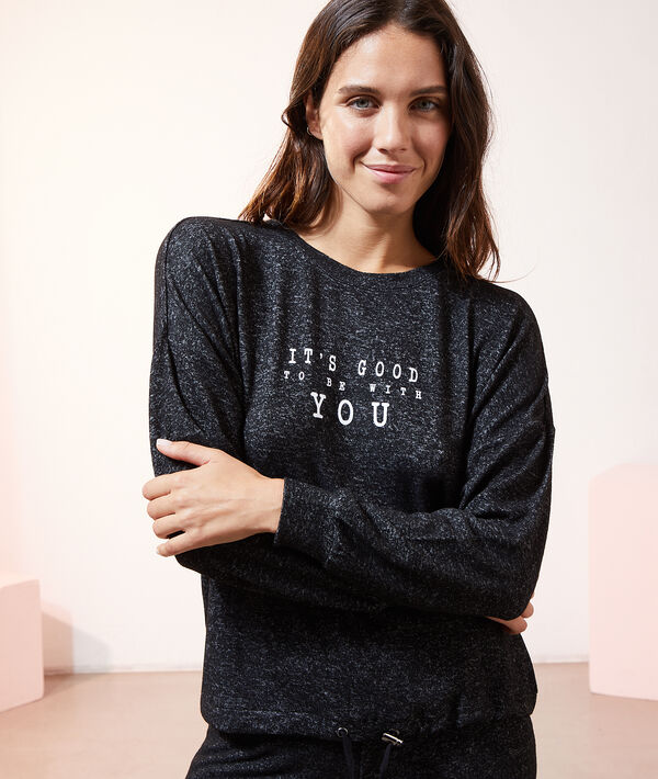 Camiseta manga larga 'it's good to be with you' Camiseta manga larga 'it's good to be with you';${refinementColor}