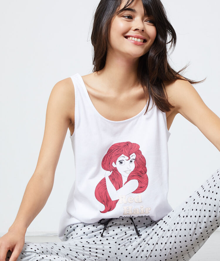 Camiseta princesa disney blanco.