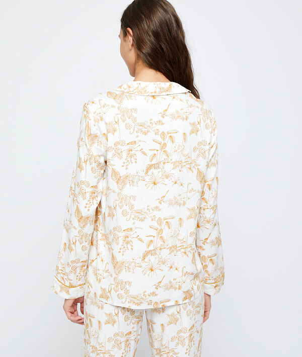 Camisa pijama estampado selva Camisa pijama estampado selva