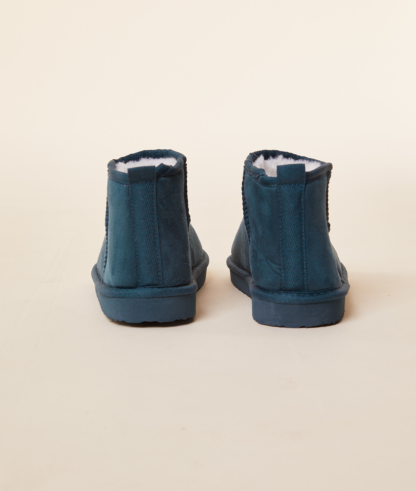 Zapatillas tipo botines, forro interior - CHESTNUT - BLEU CANARD - ETAM