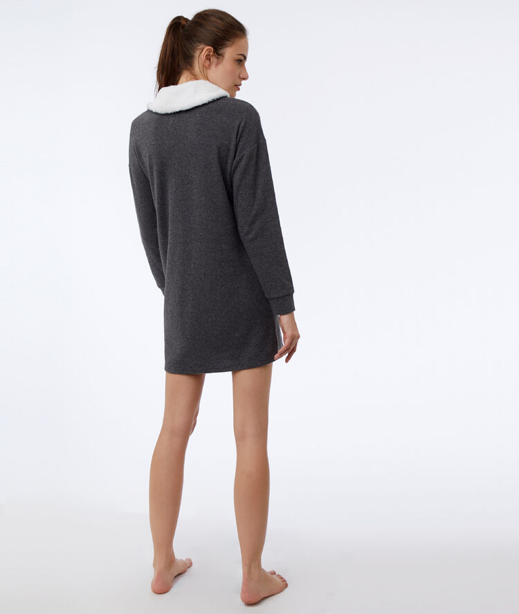 Camisón con motivos navideños anthracite.
