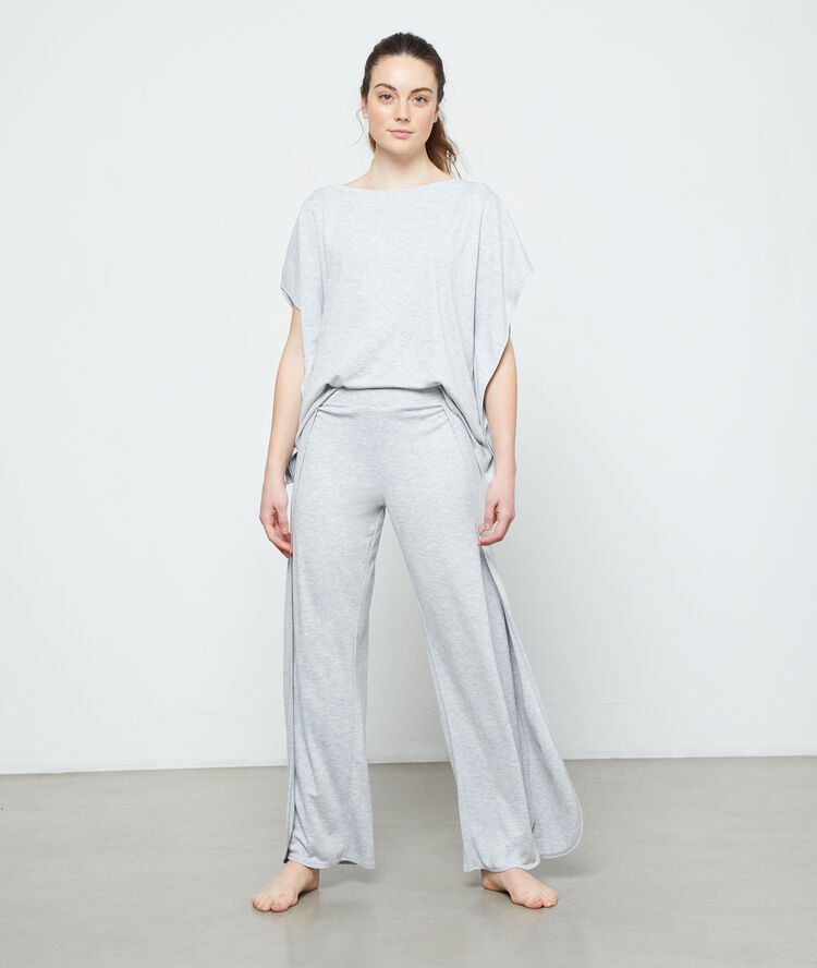 Pantalón ancho viscosa c.gris.
