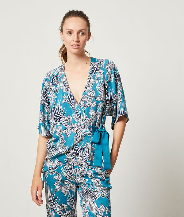 Camisa pijama anudada Camisa pijama anudada;${refinementColor}