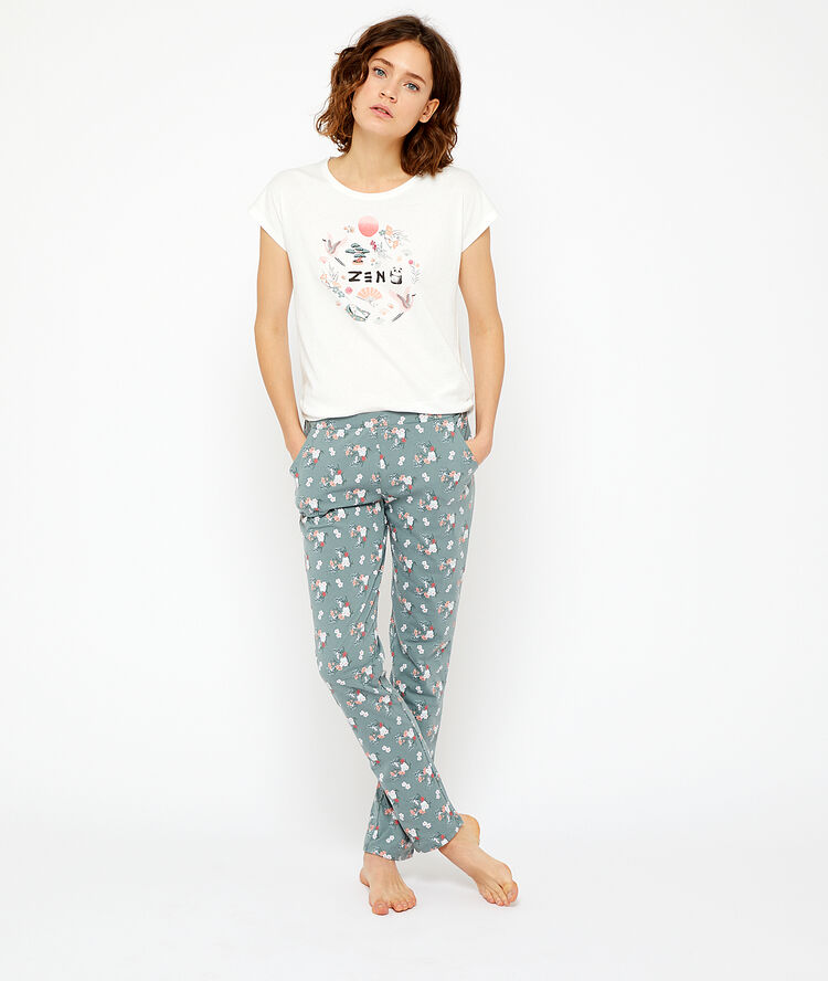 Camiseta 'zen' crudo.
