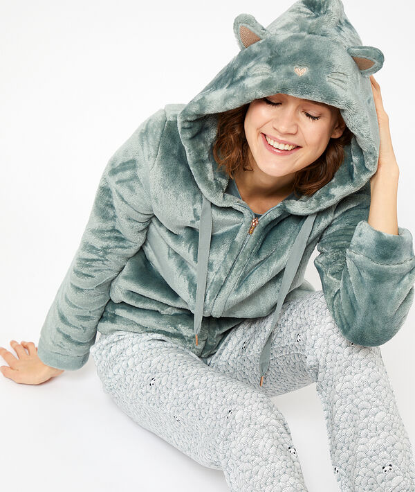 Veste chat en doudou Veste chat en doudou