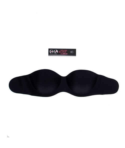 Sujetador con foam invisible negro.