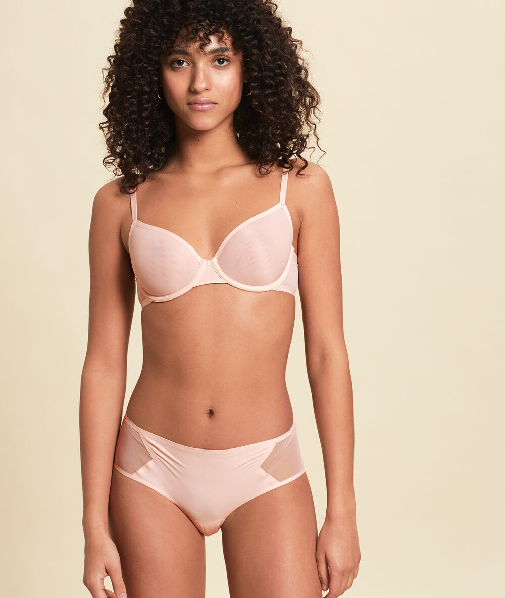 Culote de microfibra y tul maquillaje.