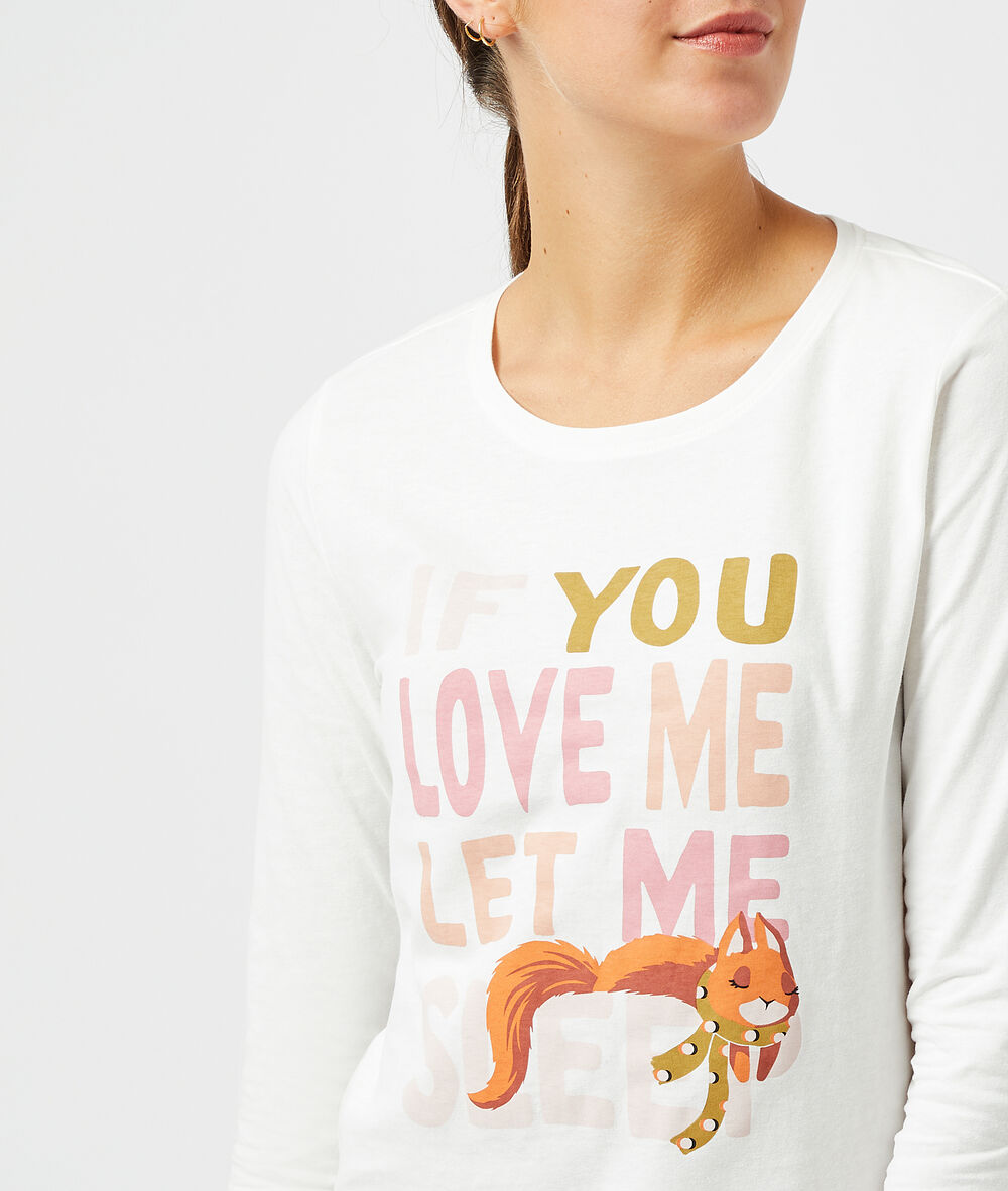 Camiseta manga larga crudo.