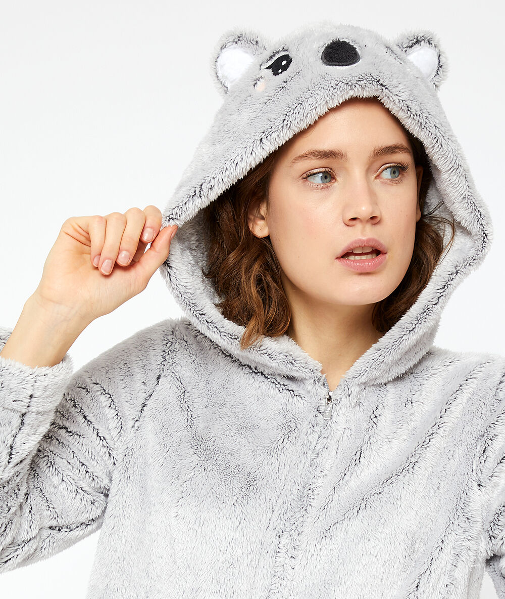 Chaqueta larga koala c.gris.