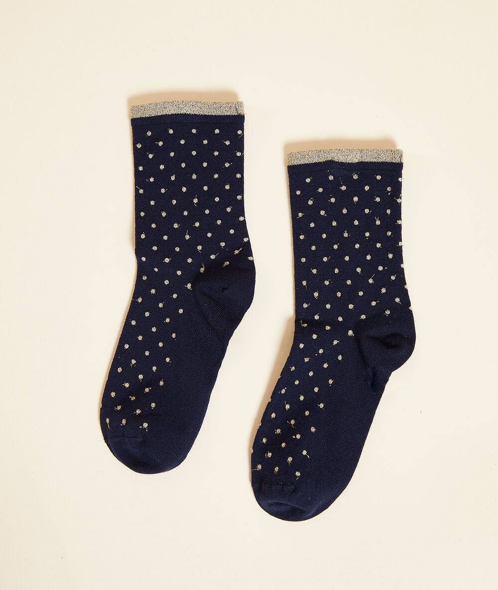 2 pares de calcetines azul marino.