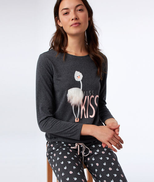 Camiseta manga larga cisne Camiseta manga larga cisne