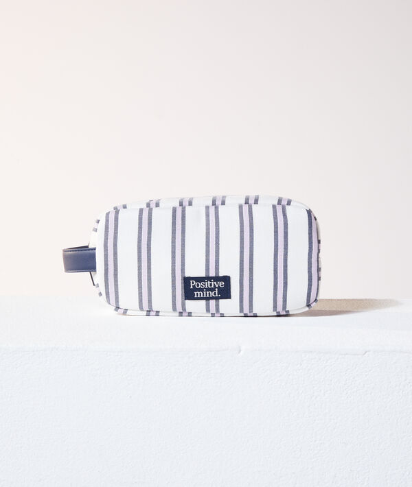 Neceser estampado rayas 'positive mind' Neceser estampado rayas 'positive mind';${refinementColor}