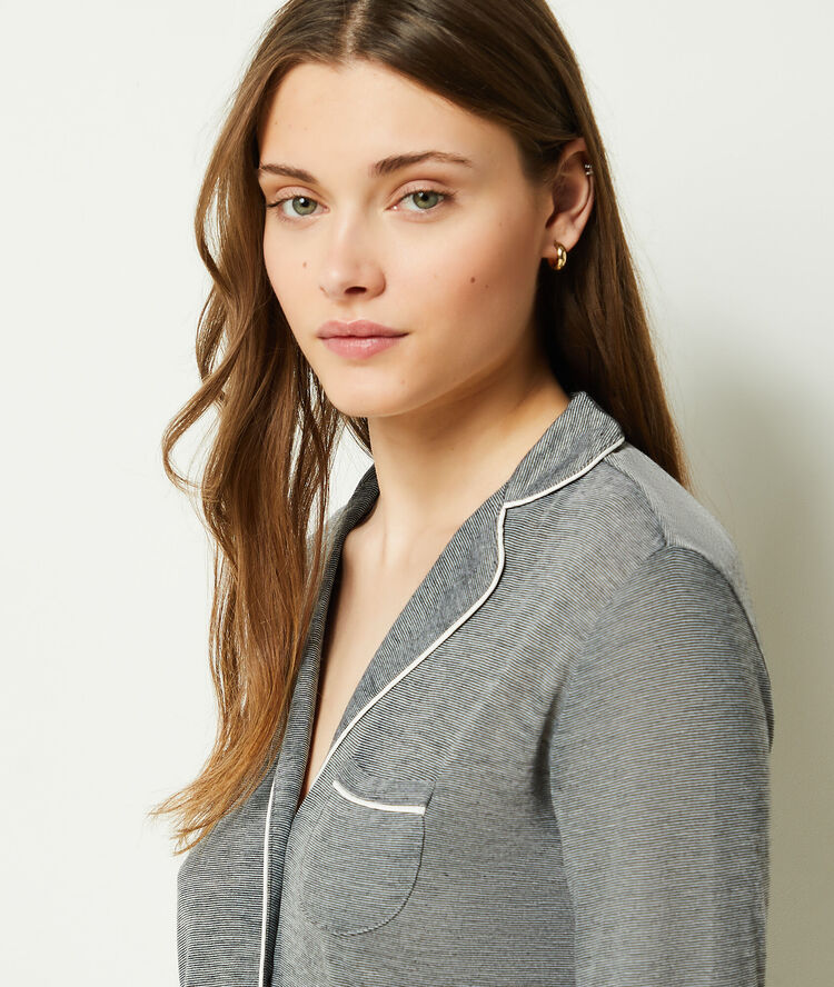 Camisa pijama lisa c.gris.