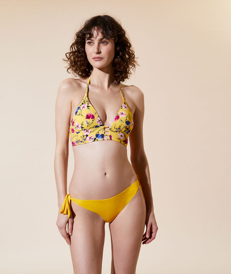 Braguita bikini brasileña amarillo.
