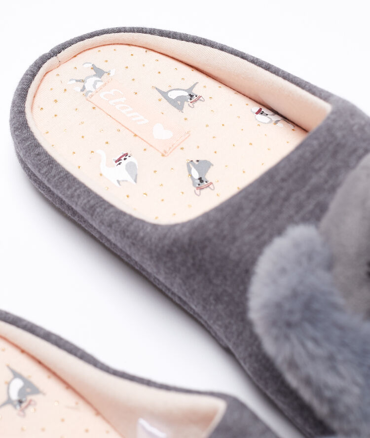 Zapatillas perro c.gris.