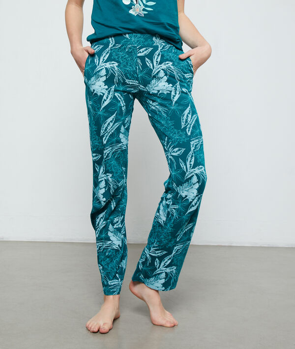 Pantalón estampado algodón orgánico Pantalón estampado algodón orgánico;${refinementColor}