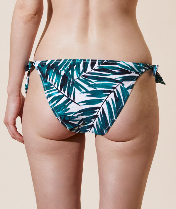 Braguita bikini estampada, lazos laterales Braguita bikini estampada, lazos laterales;${refinementColor}