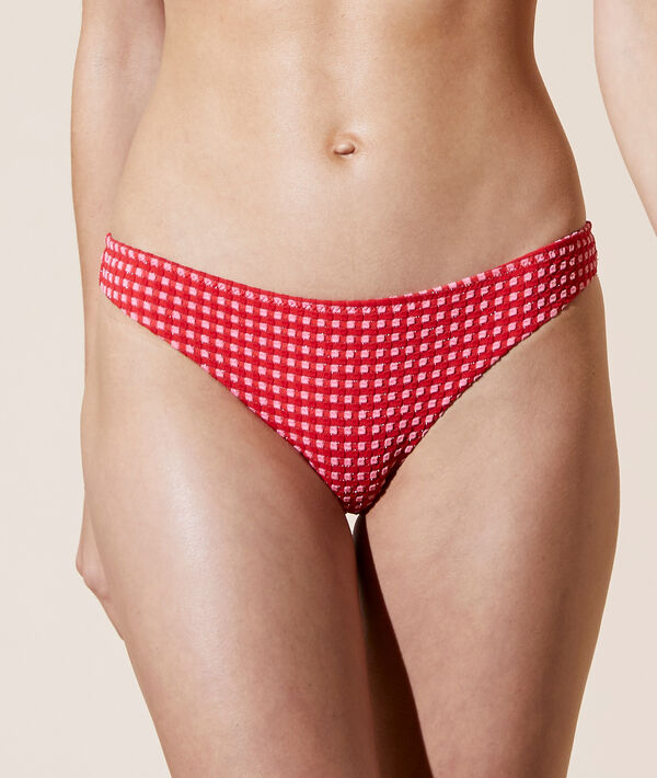 Braguita bikini, cuadros Vichy Braguita bikini, cuadros Vichy;${refinementColor}