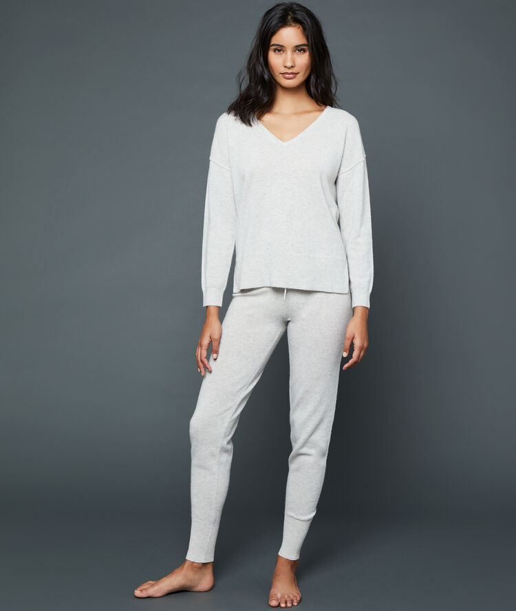 Leggings de cachemir c.gris.