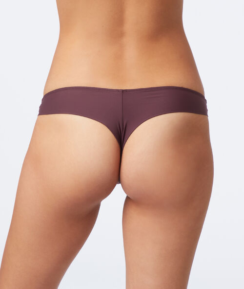 Tanga de microfibra dos texturas Tanga de microfibra dos texturas