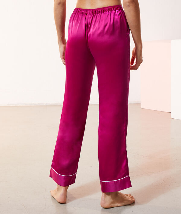 Pantalón pijama de satén Pantalón pijama de satén;${refinementColor}