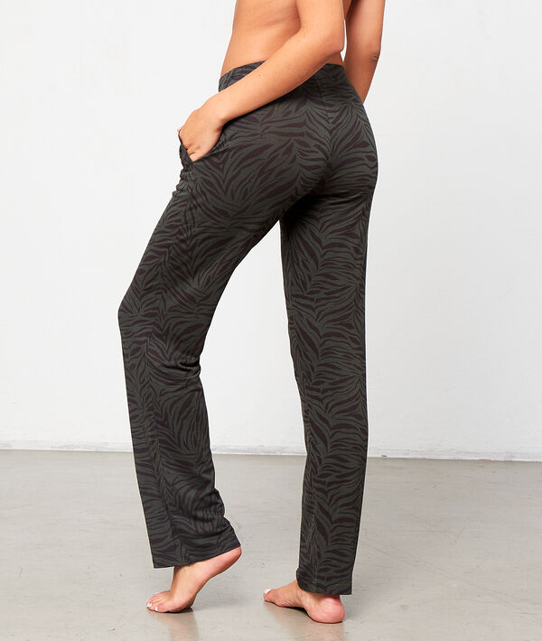 Pantalón pijama estampado cebra Pantalón pijama estampado cebra