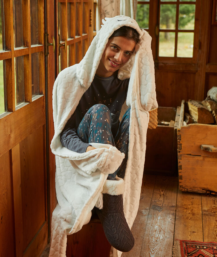 Pantalón estampado c.gris.