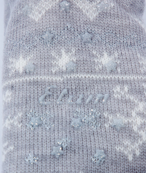 Calcetines homewear motivos navideños c.gris.