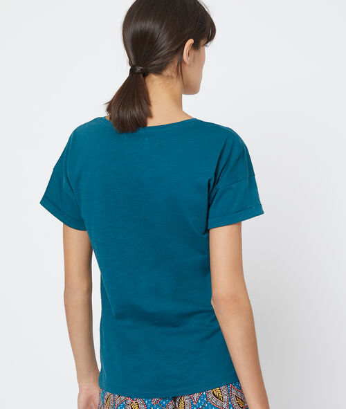 Camiseta con mensaje estampado Camiseta con mensaje estampado
