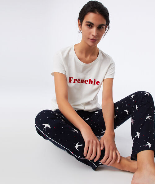 Camiseta frenchie crudo.