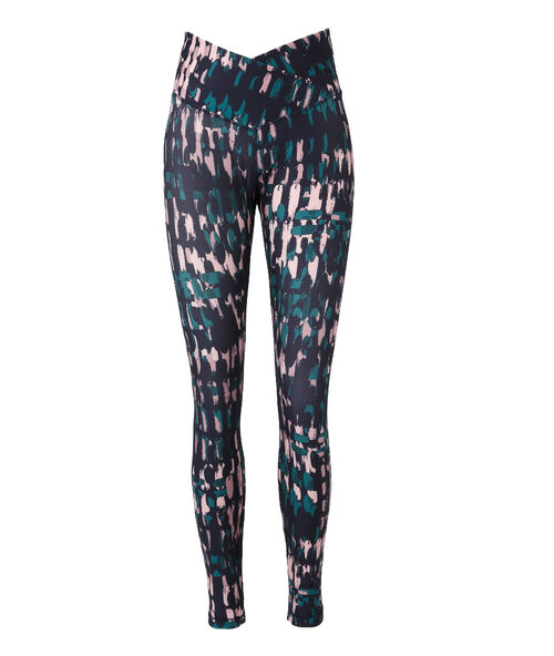 Leggings de yoga, talle medio alto negro.