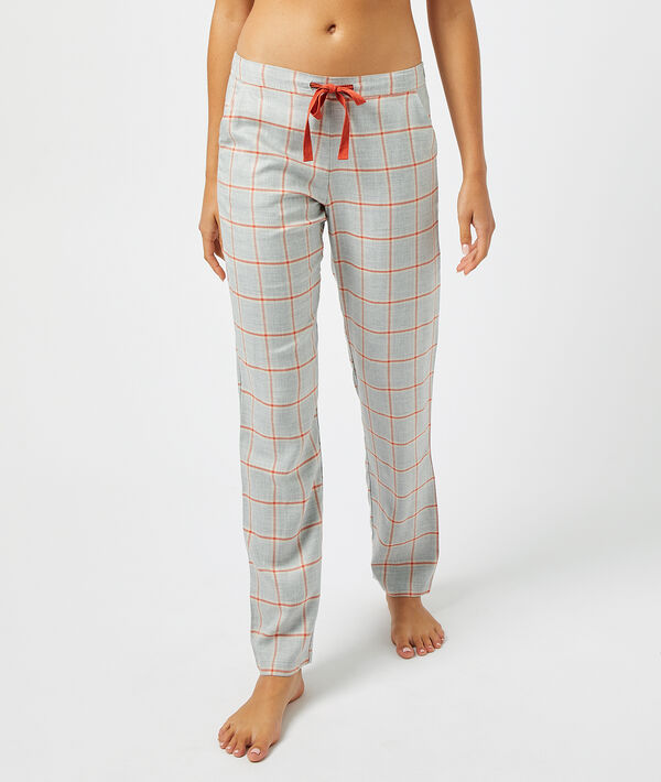 Pantalón estampado de cuadros Pantalón estampado de cuadros;${refinementColor}