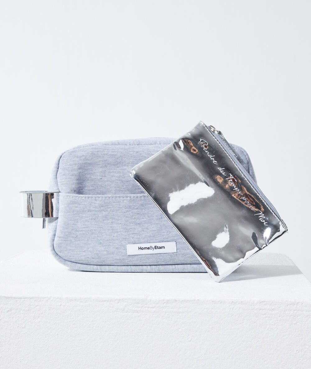 Neceser con mensaje c.gris.