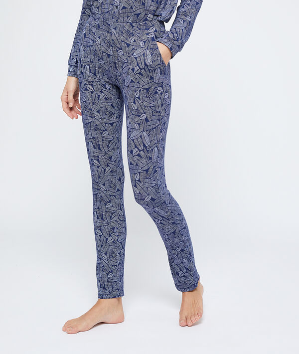 Pantalón estampado de viscosa eco Pantalón estampado de viscosa eco;${refinementColor}