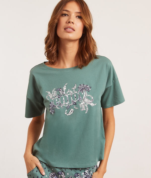 Camiseta manga corta 'enjoy' Camiseta manga corta 'enjoy';${refinementColor}