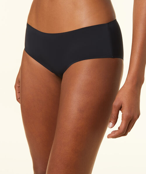 Culote de microfibra negro.