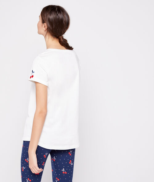 Camiseta de algodón cereza Camiseta de algodón cereza