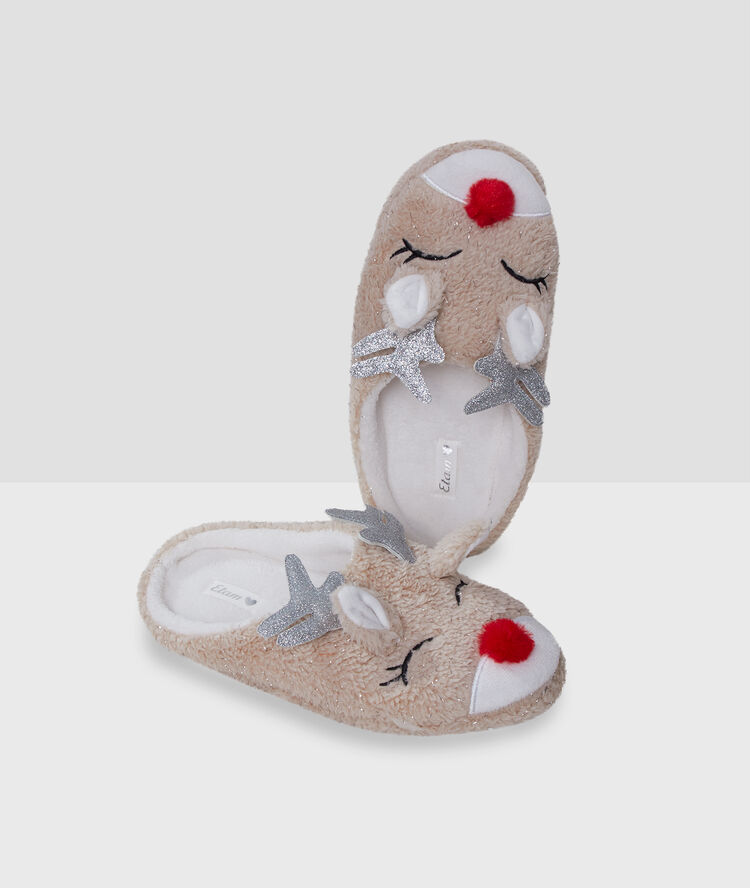 Zapatillas renos c.beige.