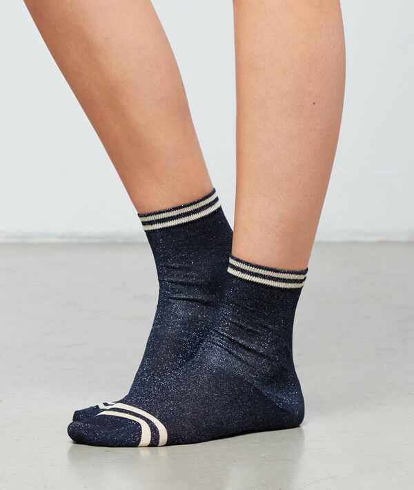 Calcetines de hilo metalizado Calcetines de hilo metalizado;${refinementColor}