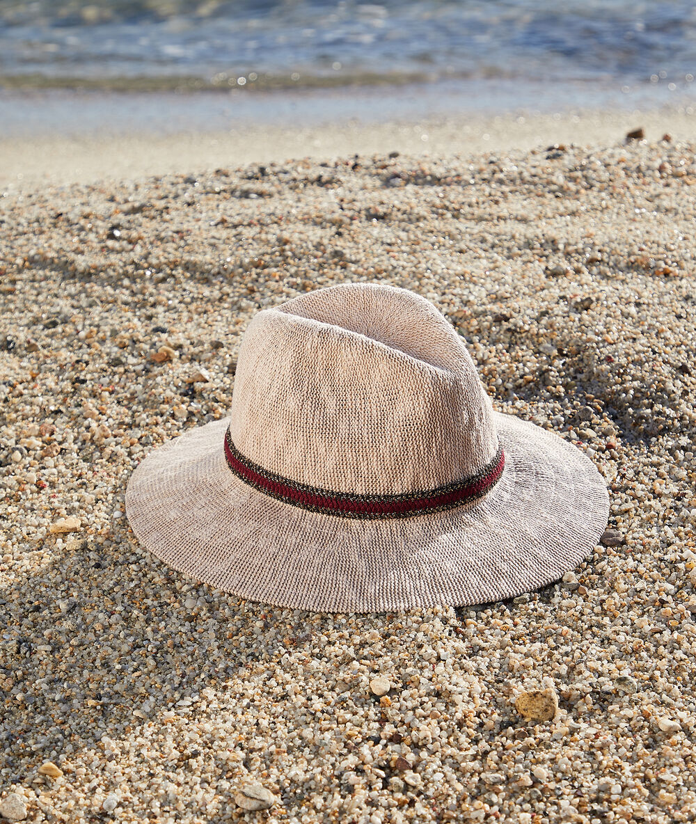 Sombrero playero lino.