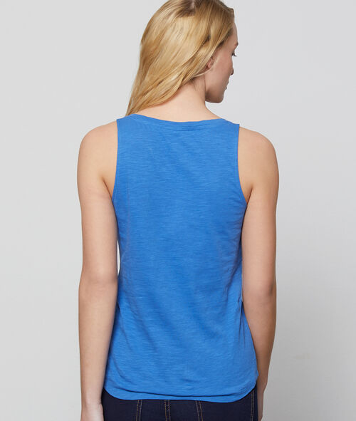 Camiseta escotada cuello tunecino Camiseta escotada cuello tunecino