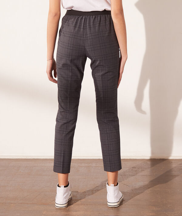 Pantalón estampado cuadros Pantalón estampado cuadros