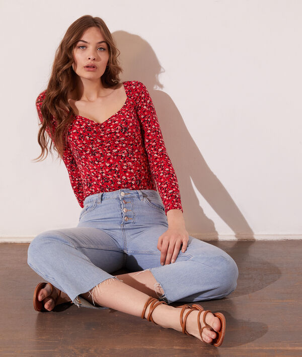 Body manga larga estampado floral Body manga larga estampado floral