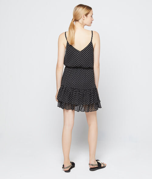 Vestido tirante fino de volantes Vestido tirante fino de volantes