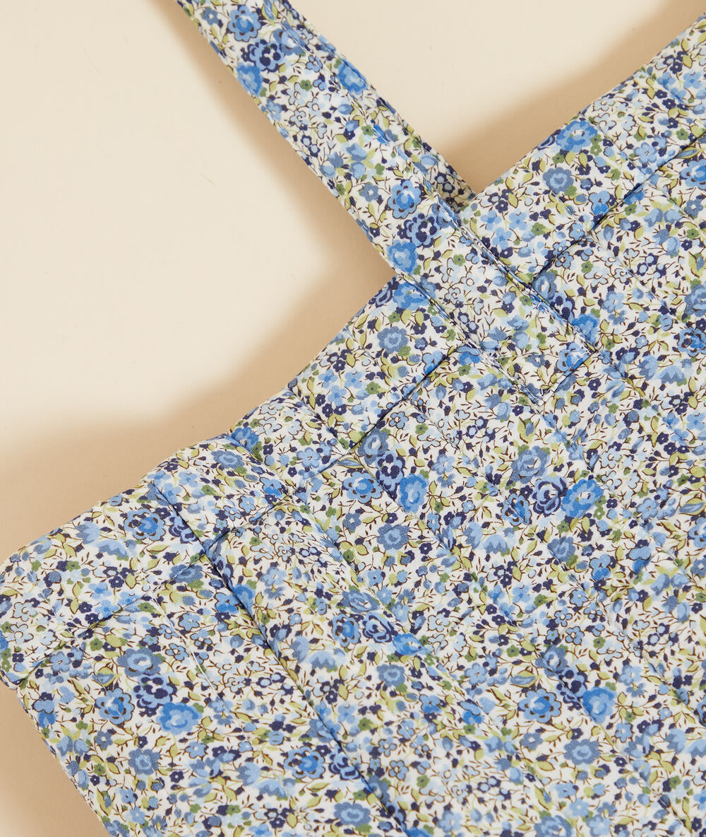 Tote bag tejido liberty azul.