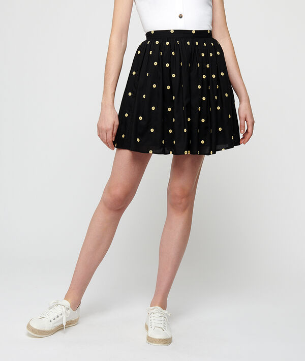 Falda patinadora estampado topos Falda patinadora estampado topos